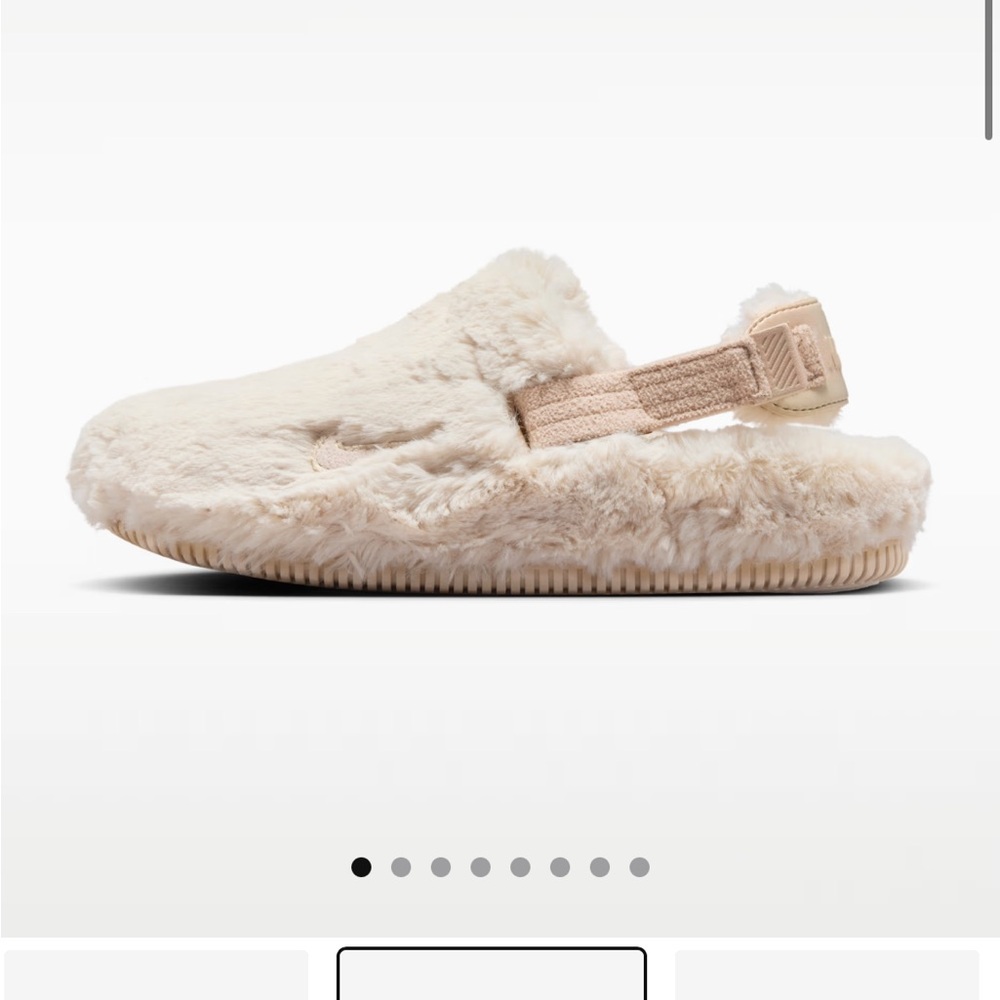 Cozy Cream Nike Slippers